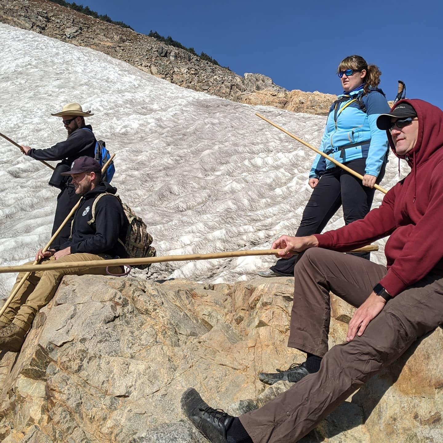 Lookin cool by the glacier